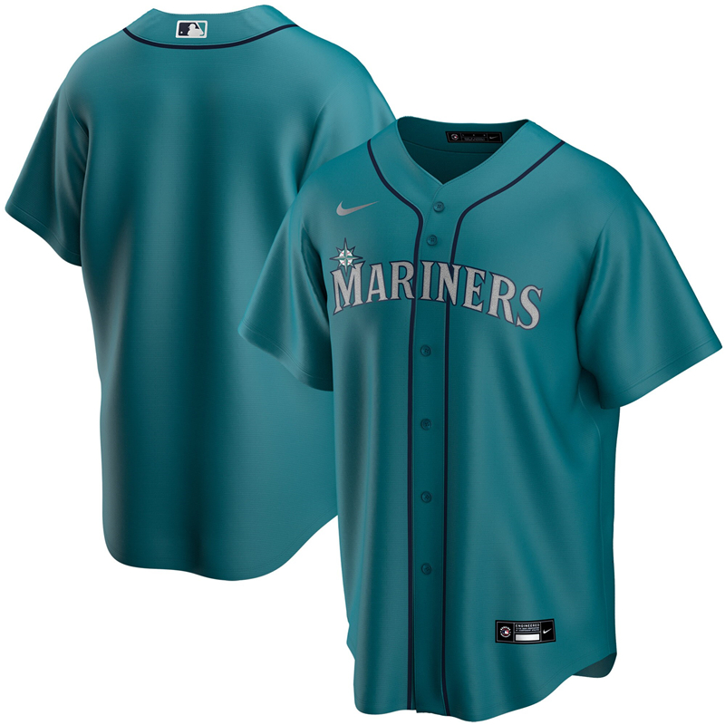 2020 MLB Youth Seattle Mariners Nike Aqua Alternate 2020 Replica Team Jersey 1->youth mlb jersey->Youth Jersey